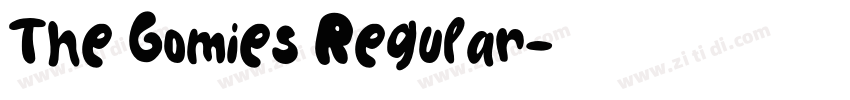 The Gomies Regular字体转换
